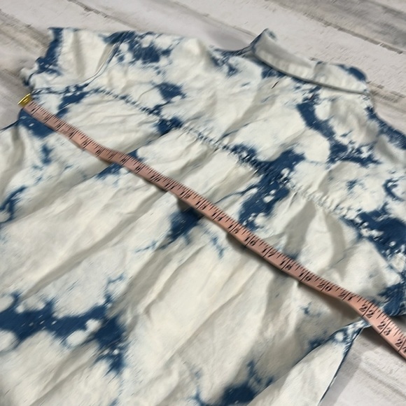 AMO linen blend boxy shirt size M - Picture 7 of 9